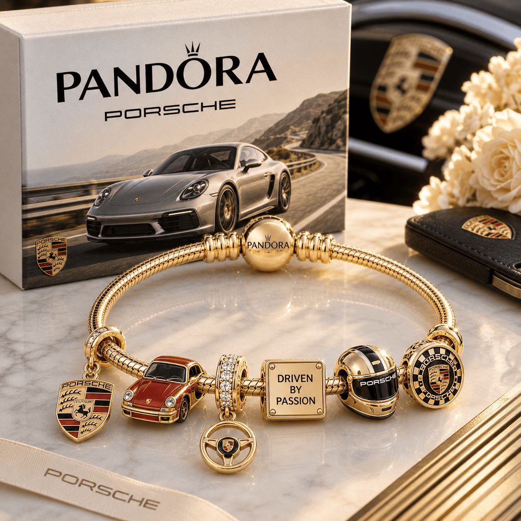 PSC Gold Charm Bracelet Set PTT
