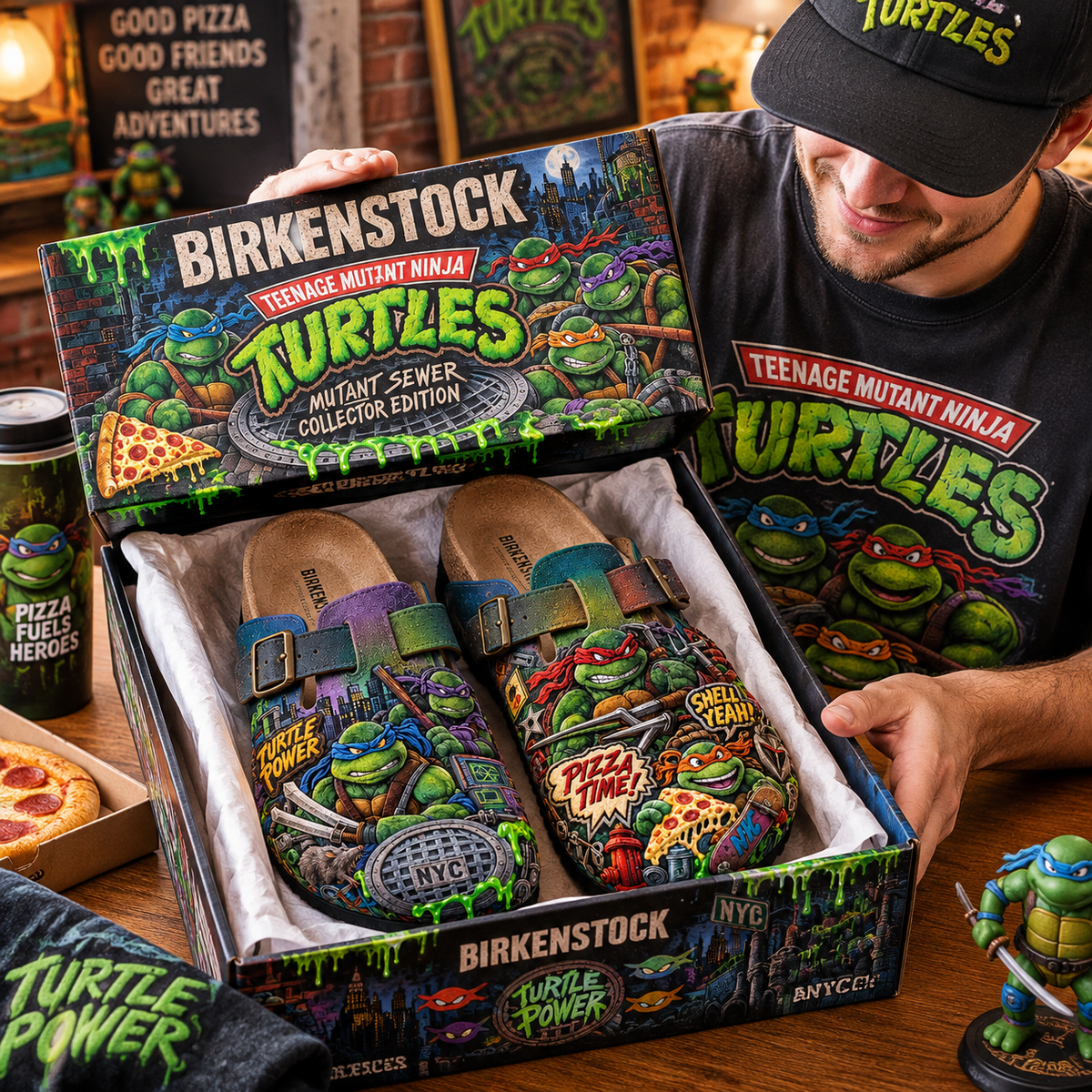 PREMIUM NJT MINK SUEDE CLOGS TTNL
