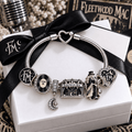 FLM Silver Charm Bracelet Set VTH