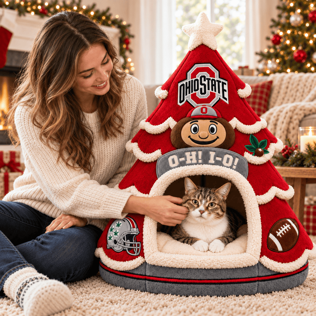 OSB Premium Christmas Tree Pet Bed NHVH