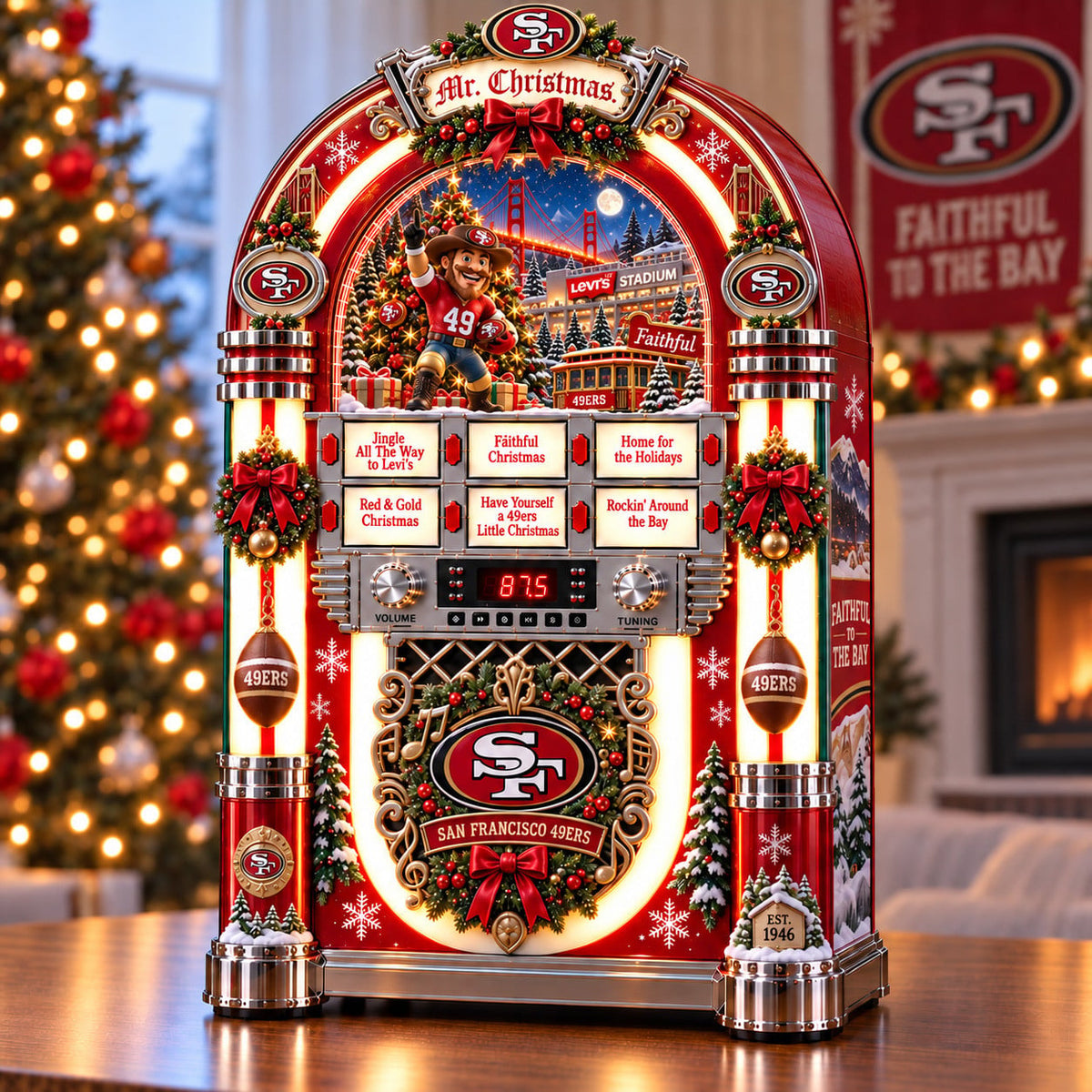 Premium SF49 Themed Christmas Jukebox PDL