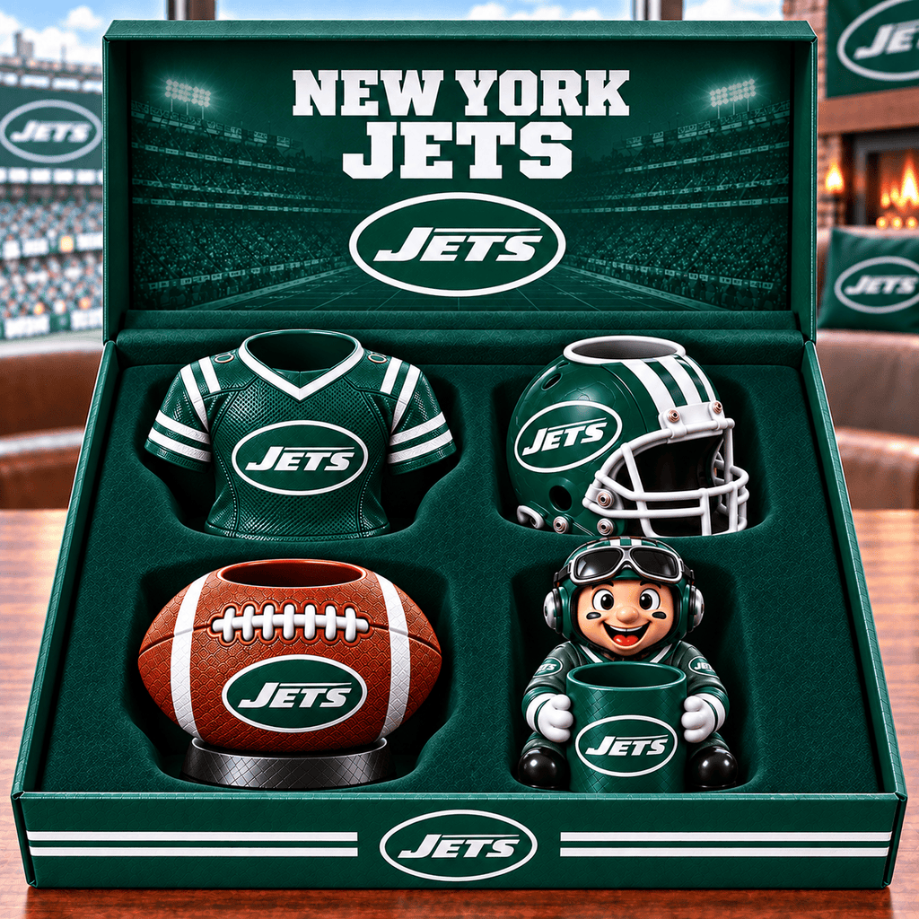 NYJ Collectible Pen Holder Set TMH