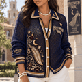 FLM Women’s Open-Knit Cardigan DNBN