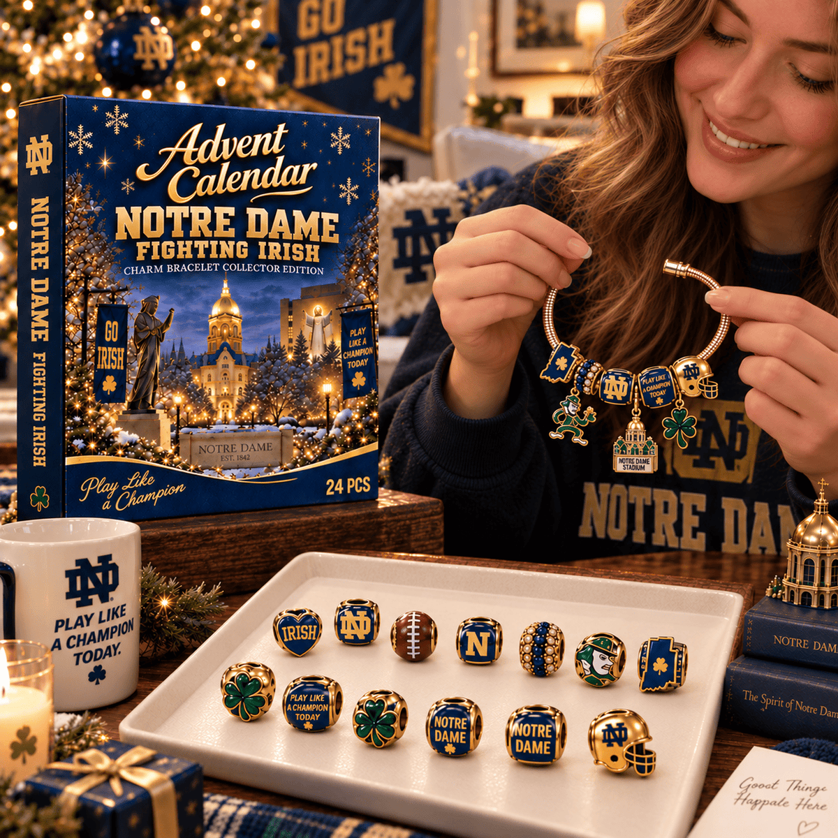 Premium NDFI Advent Calendar Charm Bracelet Set PVNA