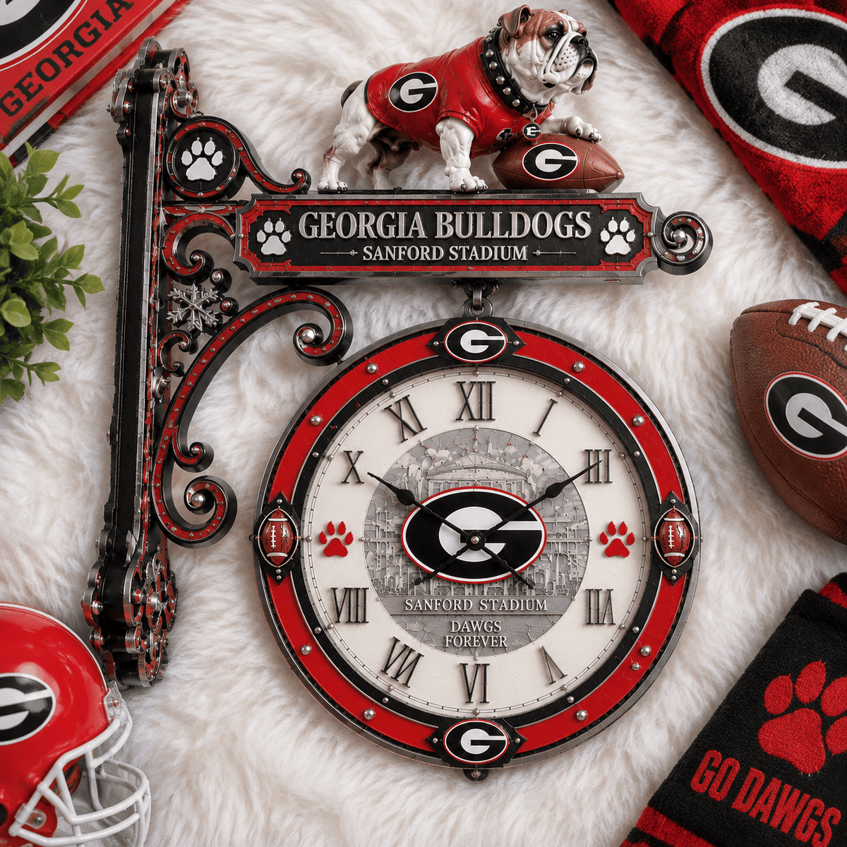 GGBD Premium Illuminating Collector Wall Clock LNTH