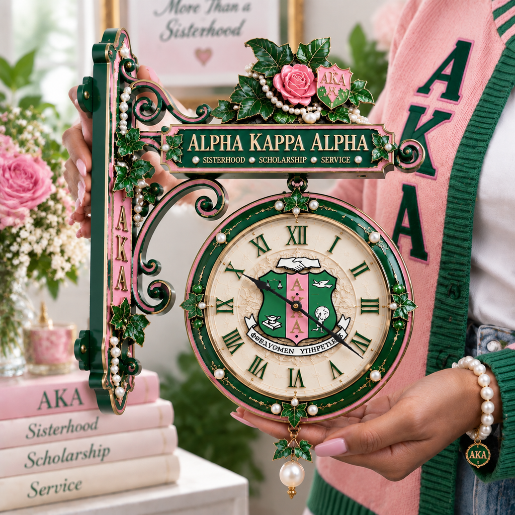 AKA Premium Illuminating Collector Wall Clock LNTH