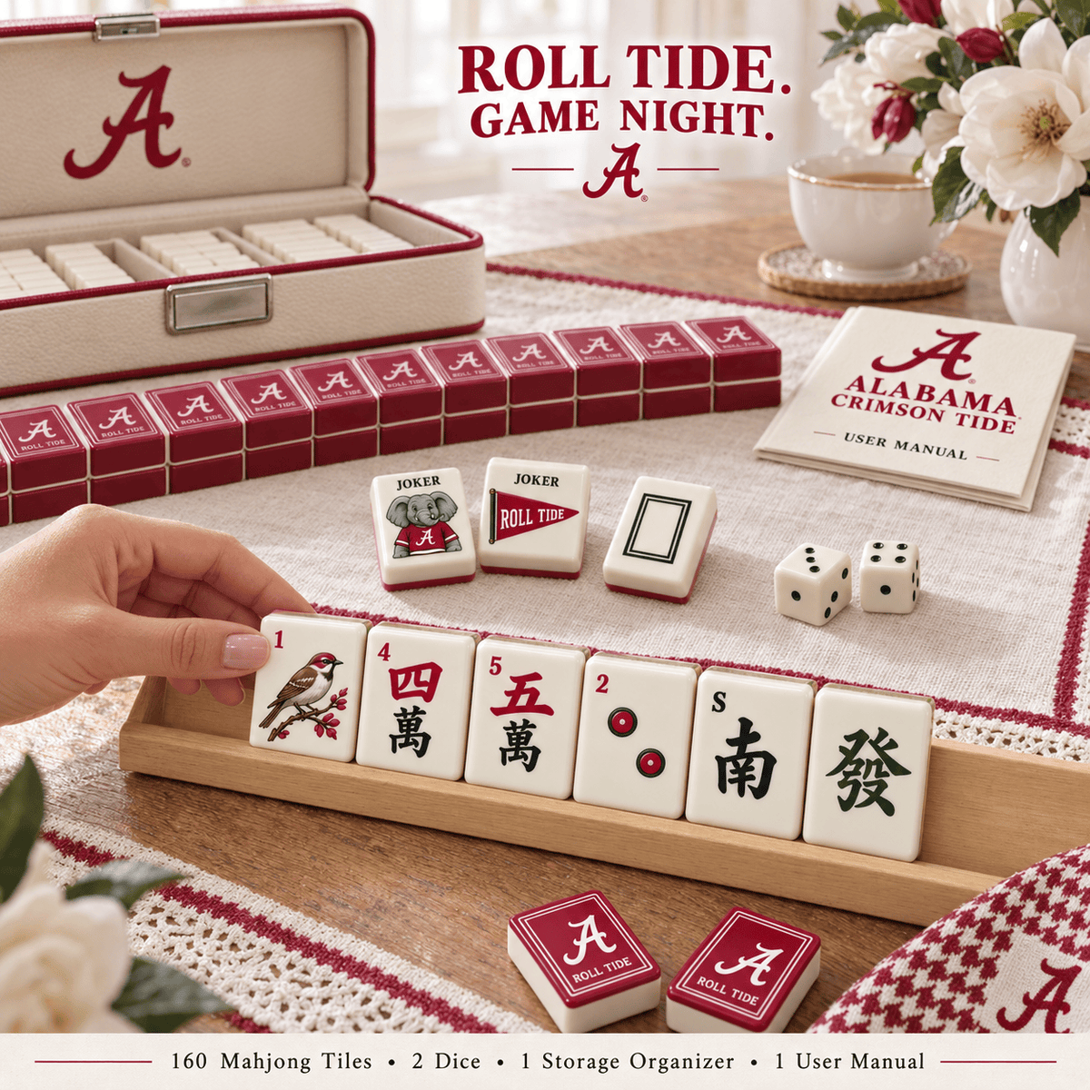 Premium ACT Mahjong Tiles Set TNSM