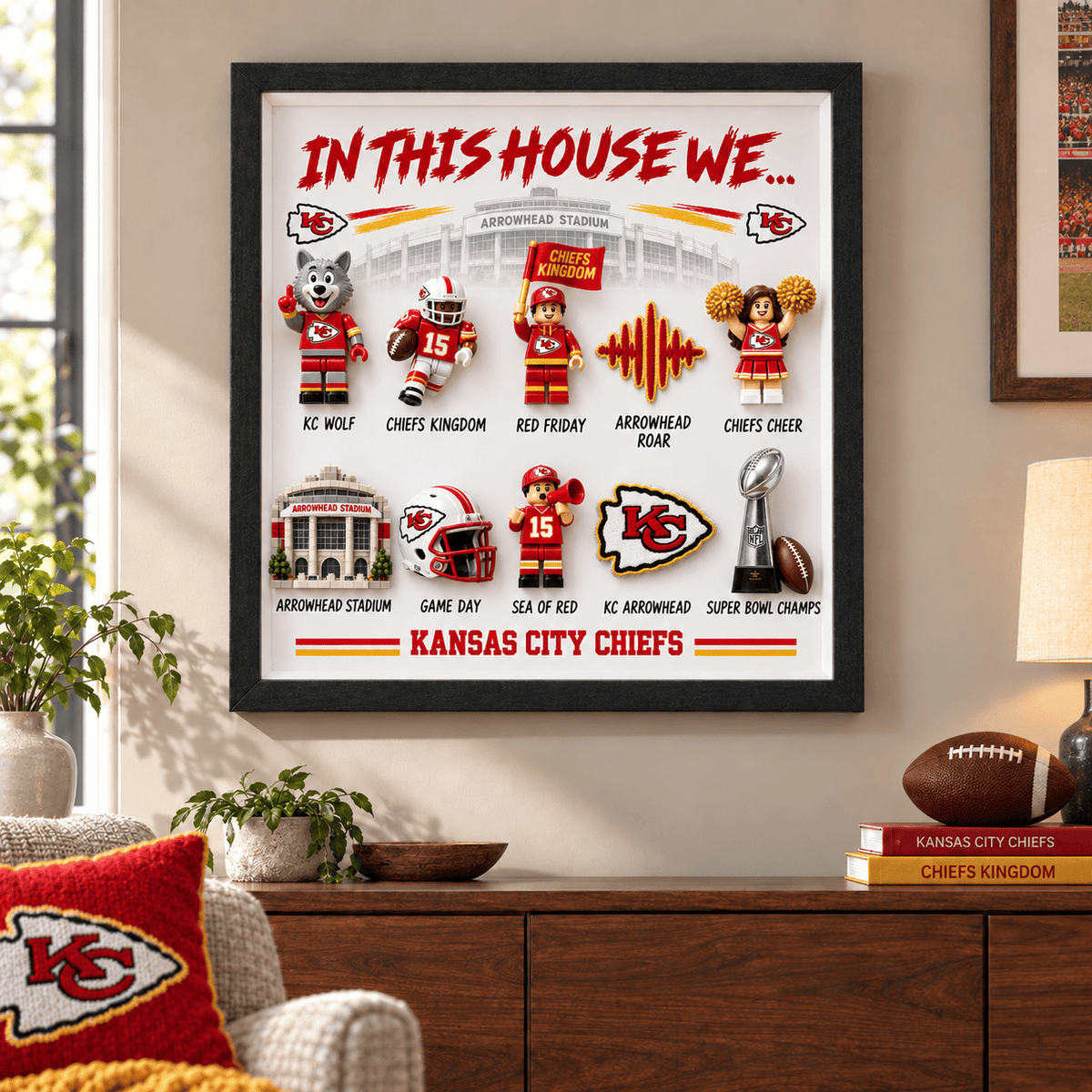 KCC "In This House We…" 3D Fan Display Frame TMH