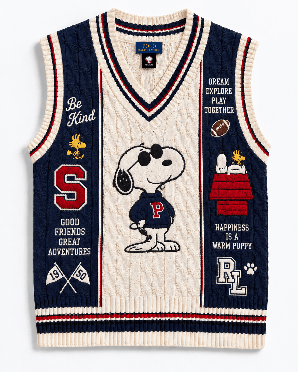 SPNY Premium Heritage Sweater Vest NTNA