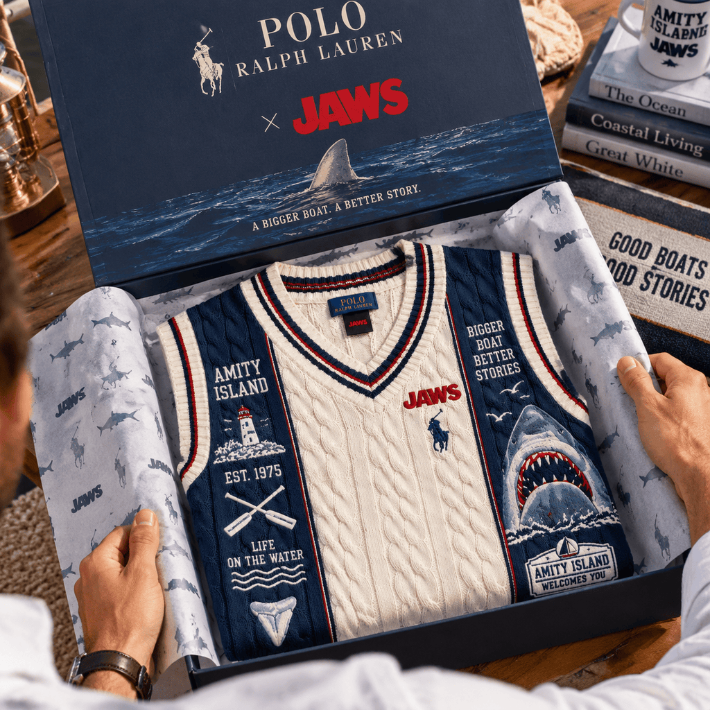 JAWS Premium Heritage Sweater Vest NTNA