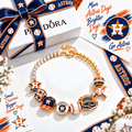 HTA Gold Charm Bracelet Set BMD