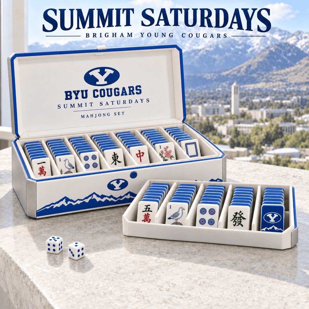 Premium BYU Mahjong Tiles Set TNSM