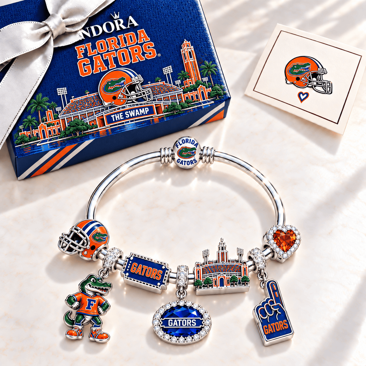 FGT Silver Charm Bracelet Set TMH