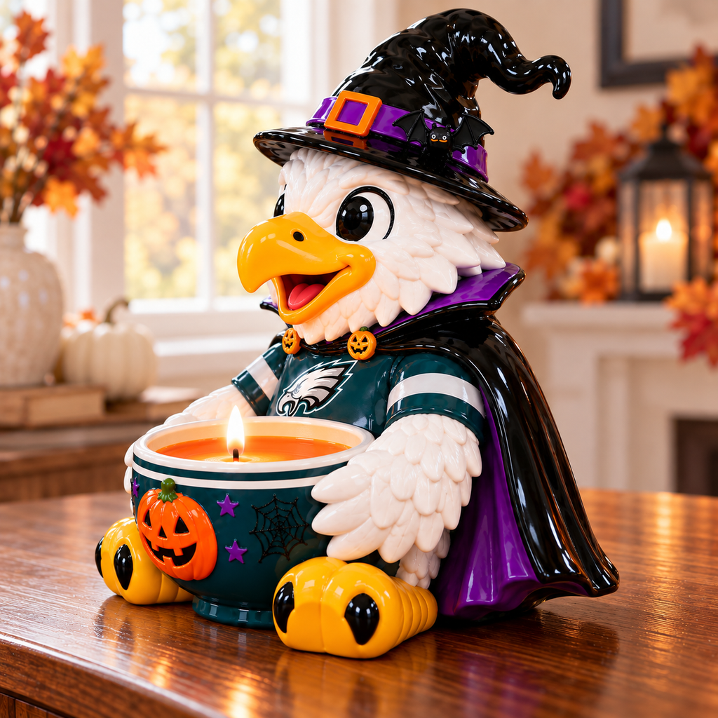 PLDE Halloween Candle Holder – Spooky Game Day Decor PNPA