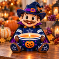 DLCB Halloween Candle Holder – Spooky Game Day Decor PNPA
