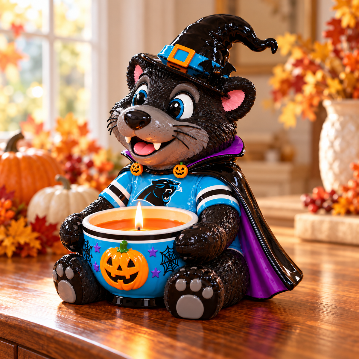 CRPT Halloween Candle Holder – Spooky Game Day Decor PNPA