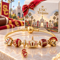 USC Gold Charm Bracelet Set NHVH