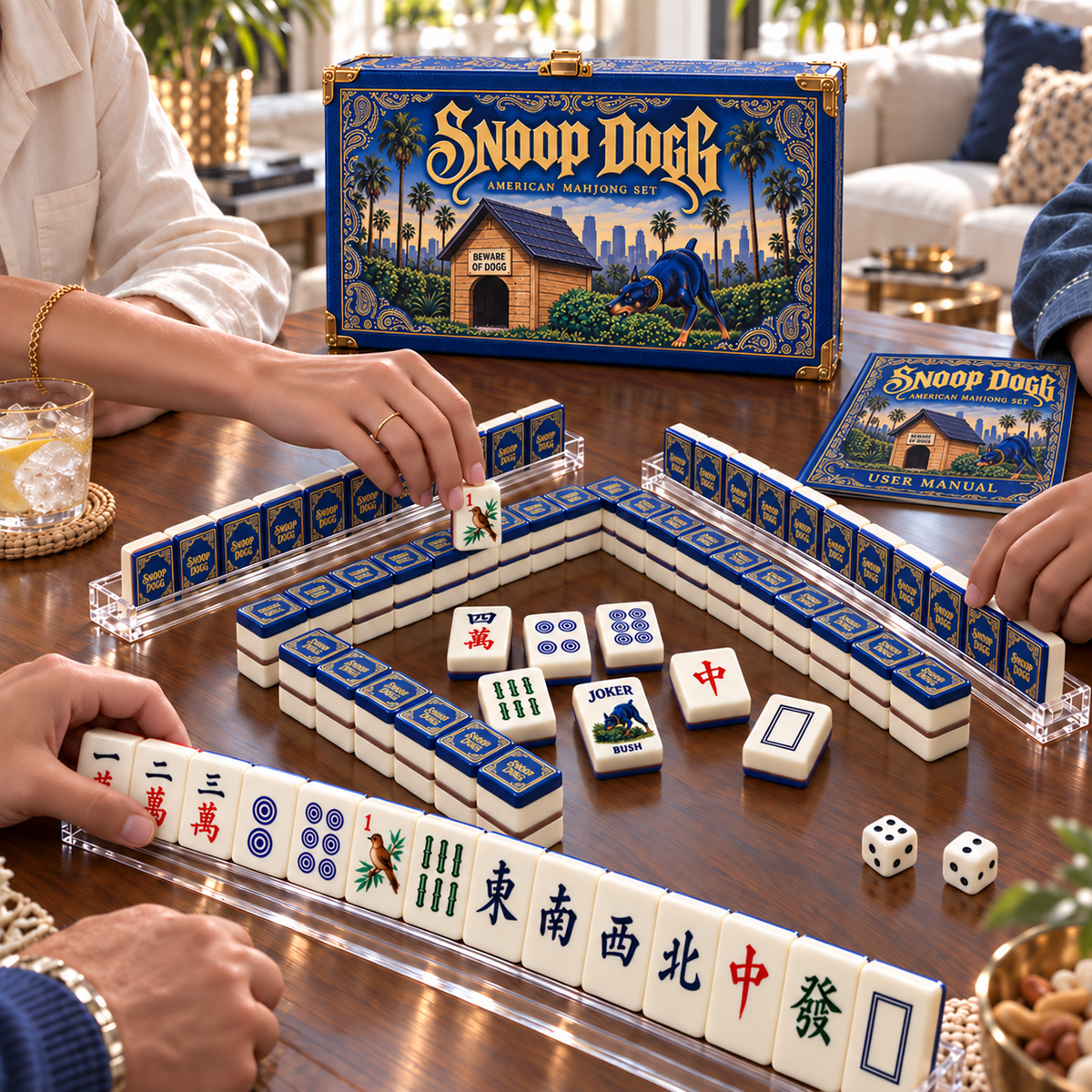 Premium SND Mahjong Tiles Set TTMH